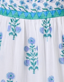 Fabric image thumbnail - Oliphant - White and Blue Print Cotton Voile Dress