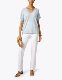 Look image thumbnail - Allude - Light Blue Cashmere Sweater