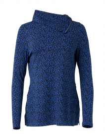 Blue Cheetah Pima Cotton Tunic 