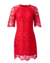 Product image thumbnail - Shoshanna - Taryn Red Lace Dress