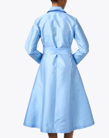 Back image thumbnail - Frances Valentine - Lucille Blue Wrap Dress