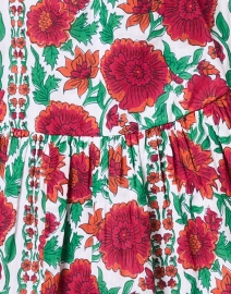 Fabric image thumbnail - Ro's Garden - Deauville Multi Floral Print Shirt Dress