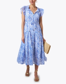 Look image thumbnail - Oliphant - Jakarta Blue and White Cotton Dress