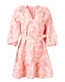 Adelia Pink Jacquard Dress