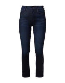 Product image thumbnail - Mother - The Dazzler Dark Blue Straight Leg Ankle Jean