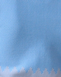Fabric image thumbnail - Emporio Armani - Blue Geometric Knit Jacket