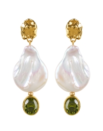 Lovell Green Crystal and Pearl Drop Earrings