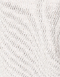 Leggiadro - Pale Grey Cotton Melange Cardigan