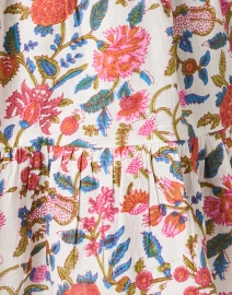 Fabric image thumbnail - Pomegranate - White Multi Print Cotton Dress