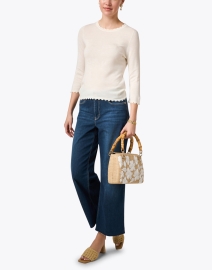 Look image thumbnail - Allude - Ivory Wool Sweater