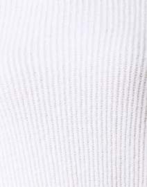 Fabric image thumbnail - Emporio Armani - White Flare Sleeve Turtleneck Sweater