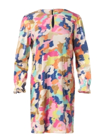 Multi Abstract Print Sequin Dress
