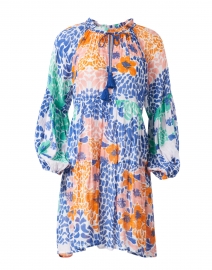 Antigua Blue Floral Dress