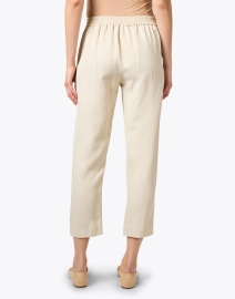Back image thumbnail - Piazza Sempione - Cream Tapered Trouser