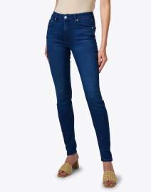 Front image thumbnail - Mother - The Looker Blue Stretch Denim Jean