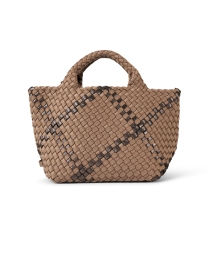 St. Barths Mini Brown Plaid Woven Handbag