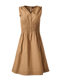 BOSS - Dizzi Brown Cotton Dress