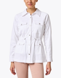 Front image thumbnail - Ecru - White Utility Jacket 
