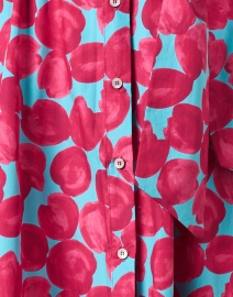 Fabric image thumbnail - Rosso35 - Pink and Blue Print Poplin Shirt Dress