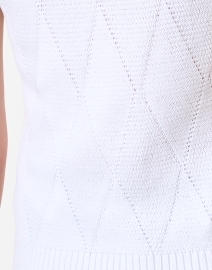 Fabric image thumbnail - Max Mara Leisure - Zebio White Sleeveless Sweater