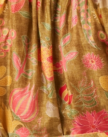 Fabric image thumbnail - Soler - Raquel Gold Floral Print Top