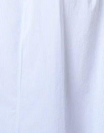 Fabric image thumbnail - Max Mara Leisure - Panfilo Blue Seersucker Cotton Dress