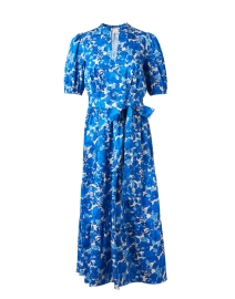 Dalia Blue Print Cotton Dress