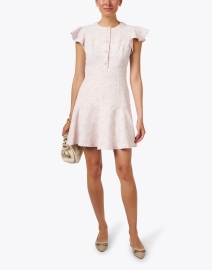 Look image thumbnail - Shoshanna - Maverick Pink Jacquard Dress