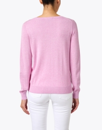 Back image thumbnail - Repeat Cashmere - Purple Cotton Blend Sweater