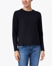 Front image thumbnail - Chinti and Parker - Essential Navy Cashmere Sweater