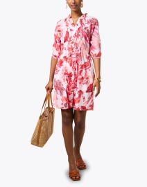 Look image thumbnail - Banjanan - Benita Pink Print Cotton Dress