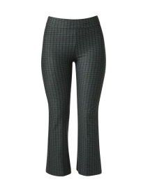 Product image thumbnail - Avenue Montaigne - Leo Green Check Stretch Pull On Pant