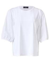 White Stretch Jersey Top