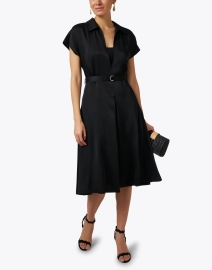 Look image thumbnail - Piazza Sempione - Black Belted Dress