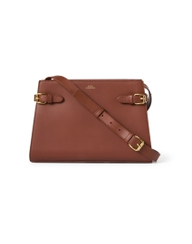 Product image thumbnail - A.P.C. - Charlotte Cognac Leather Bag