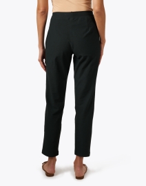 Back image thumbnail - Eileen Fisher - Ivy Green Stretch Slim Ankle Pant