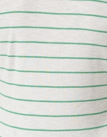 Fabric image thumbnail - Vince - Ivory and Green Striped Top