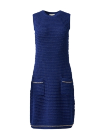 Saige Blue Knit Sheath Dress