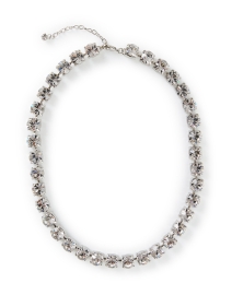 Product image thumbnail - Jennifer Behr - Mylah Silver Crystal Necklace