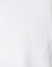 Fabric image thumbnail - Blue - White Pima Cotton Boatneck Sweater