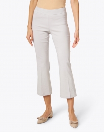 Front image thumbnail - Avenue Montaigne - Leo Signature Silver Pull On Pant