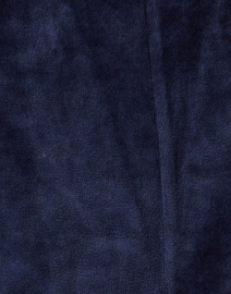 Fabric image thumbnail - Majestic Filatures - Navy Cotton Velour Blazer