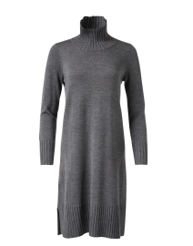 Ash Grey Wool Sweater Dress