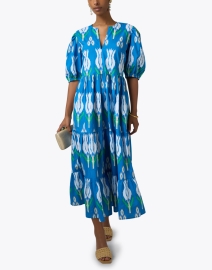 Look image thumbnail - Oliphant - Blue Print Cotton Dress