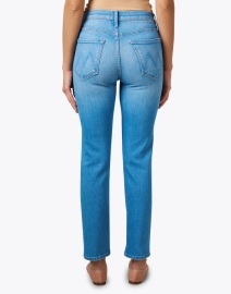 Back image thumbnail - Mother - The Tomcat Blue Ankle Jean