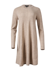 Beige Merino Wool Dress