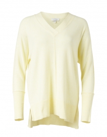 Lemon Yellow Cotton Cashmere Sweater
