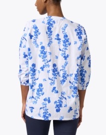Back image thumbnail - Ro's Garden - Marcia Blue and White Top