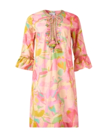 Bella Tu -  Pink Floral Cotton Dress