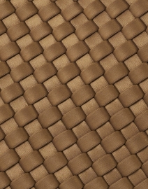 Fabric image thumbnail - Naghedi - St. Barths Mini Solid Mink Brown Woven Handbag